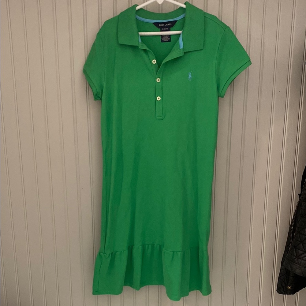 Ralph Lauren Vibrant Green Polo Dress